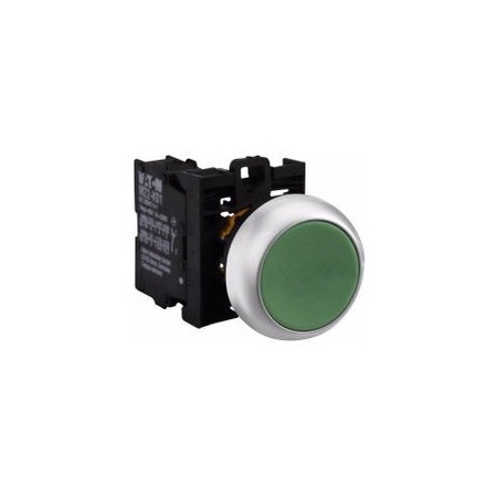 Eaton Pushbuttons Non-Illuminated 1NO 1NC Green EA NEMA 3/3R/4/4X/12/13 START M22-D-G-K11-P
